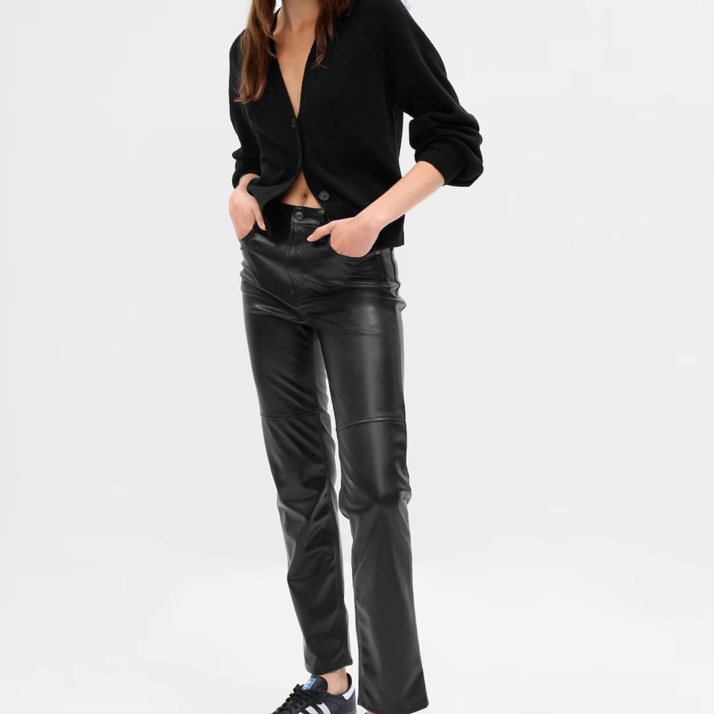 Black Leather Pants